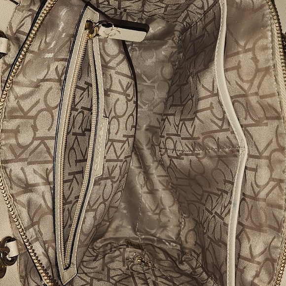 Calvin Klein Hayden Monogram Chain Satchel - Picture 11 of 12